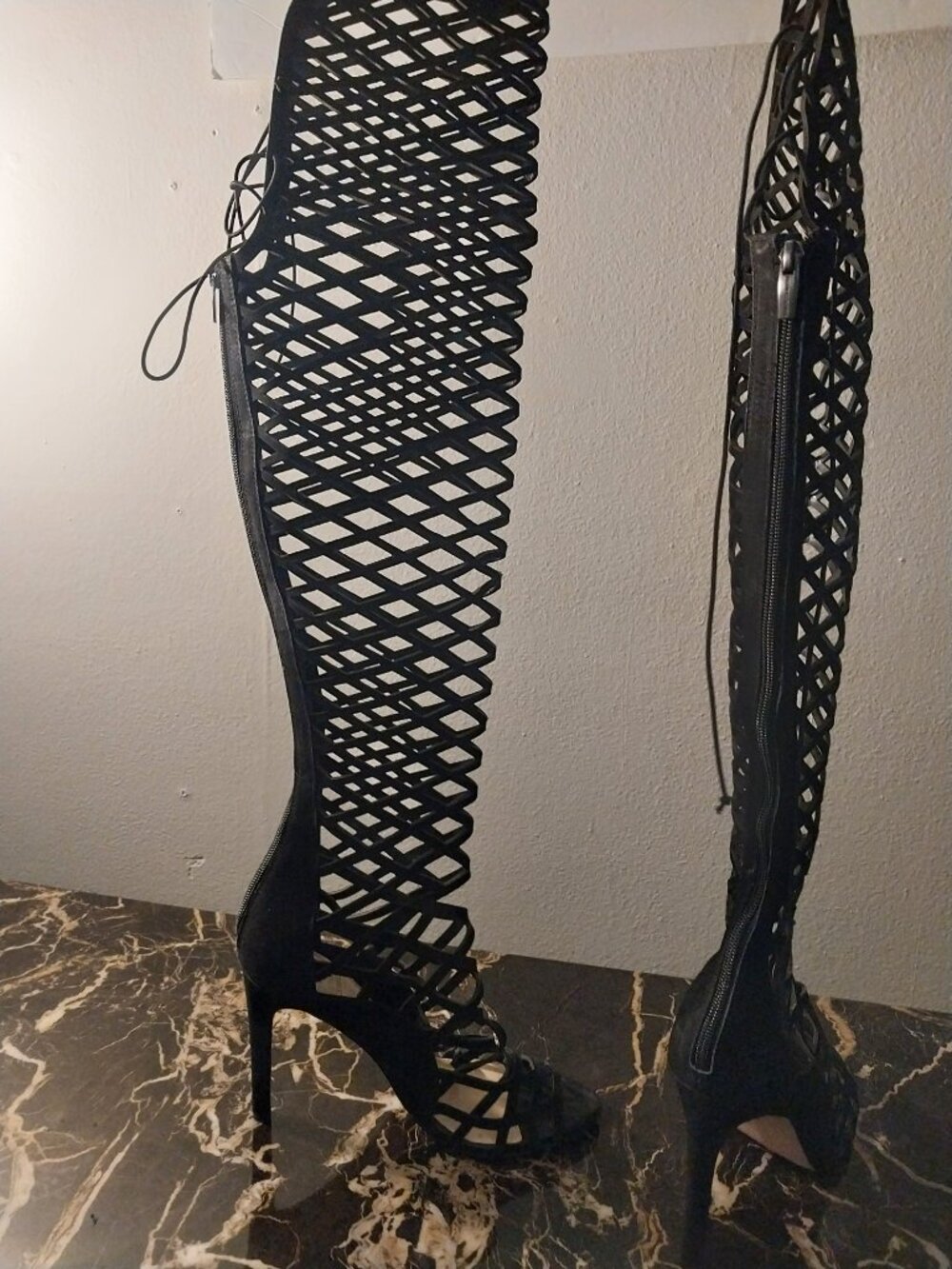 Vince Camuto Over-the-Knee/Thigh-High Gladiator Sandal Boot - Picture 6 of 15